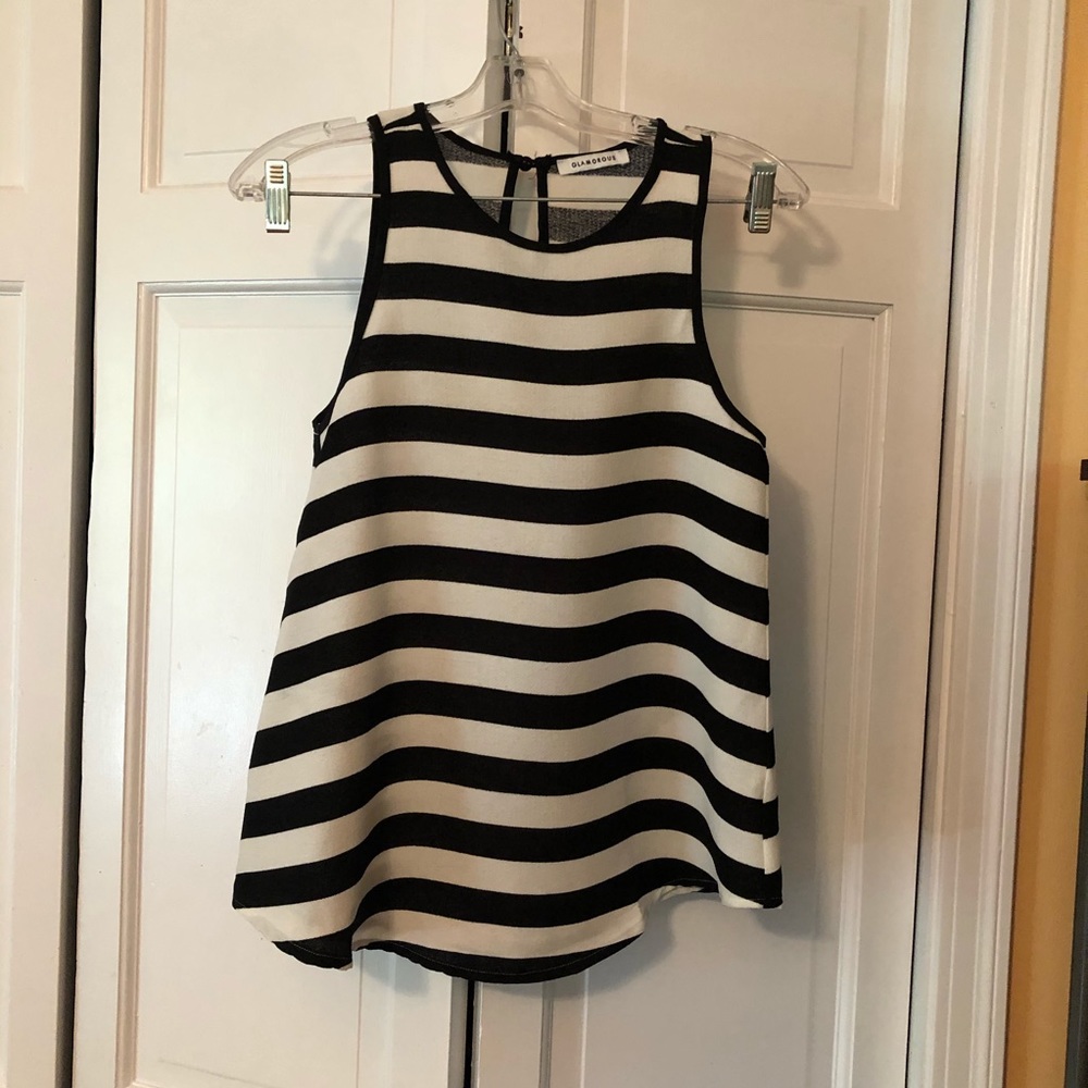 Glamorous brand sleeveless top size- XS